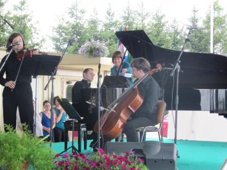 Prireditev ob vstopu Hrvaške v EU na mejnem prehodu Gibina 22